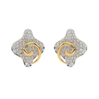 Samuel Round Diamond Stud Earrings